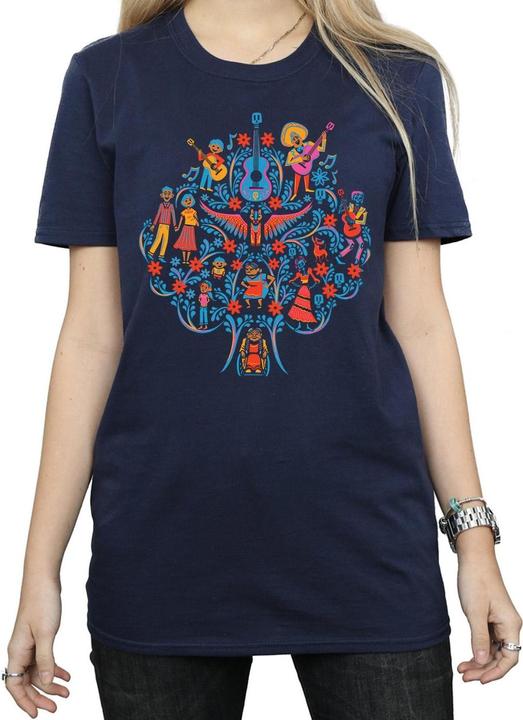 Immagine prodotto Disney Coco Tree Pattern Maglietta Ampia Donna (S)