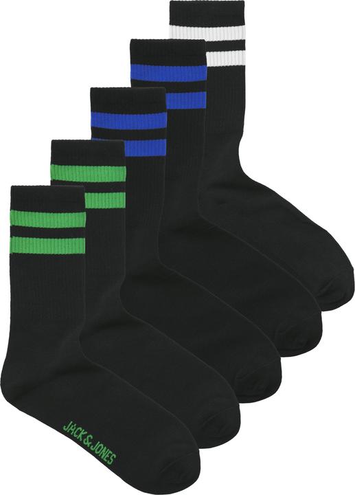 Jack & Jones Socken Casual Bequem sitzend JACDEHLI TENNIS SOCKS 5 PACK (5er Pack, One Size)