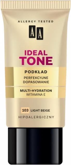 Actual product image Oceanic AA Ideal Tone Foundation podkład do twarzy 103 Light Beige 30ml (103 Light Beige)