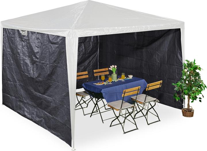 Actual product image Relaxdays 3x gazebo side parts (10 cm, 30 cm)