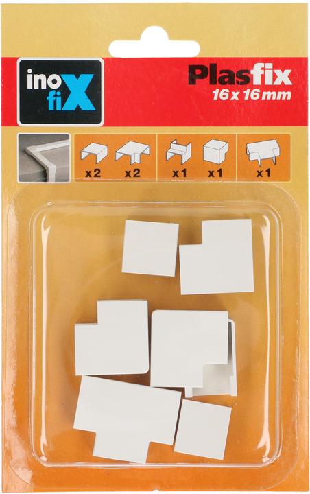 Image du produit Inofix Connecteurs Plasfix 16x16mm assortis 7 pièces (Conduit, 16 cm)