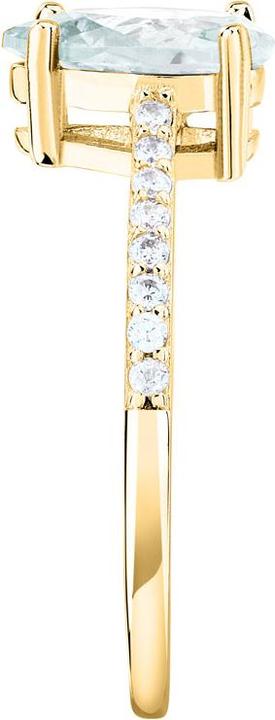 Immagine prodotto Morellato Elegante anello placcato oro con zirconi Tesori SAIW2100 - Circuito: 56 mm (56, 925 Argento)