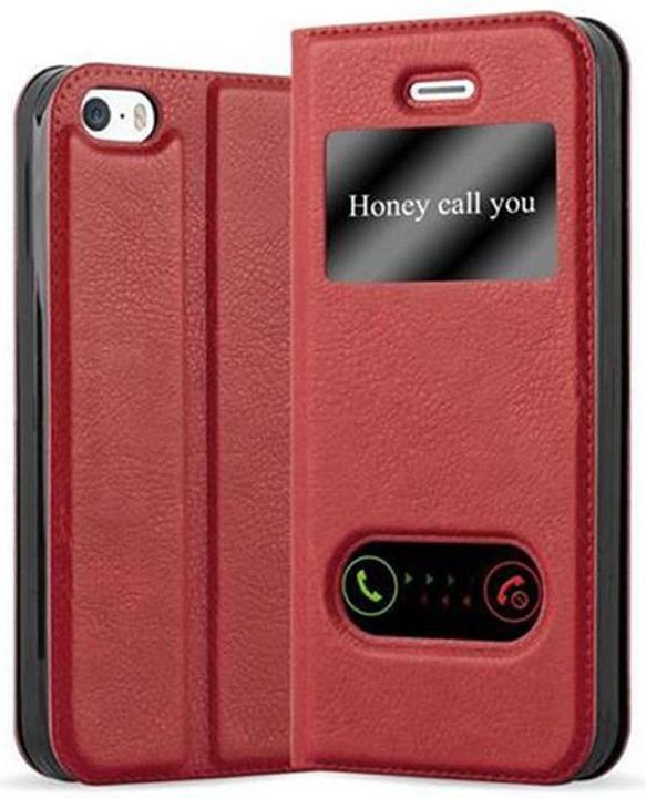 Produktbild Cadorabo Book mit View Doppelfenster Cover (Apple iPhone 5)