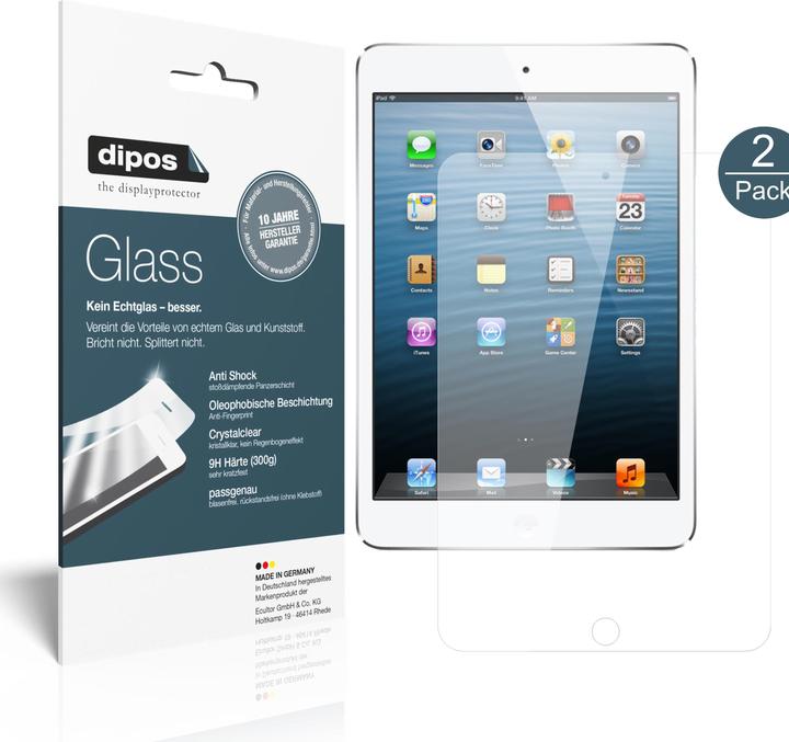 Image du produit Dipos Film de Protection d’écran Anti-Shock (2 pièce(s), iPad 2011 (2e gène), iPad 2012 (3ème gène), iPad 2012 (4e gène))