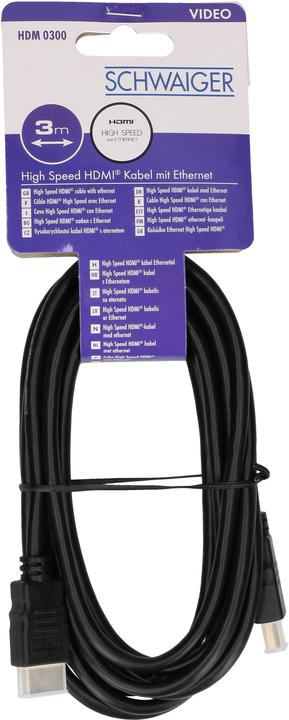 Actual product image Schwaiger HDMI (Type A) - HDMI (Type A) (3 m, HDMI)