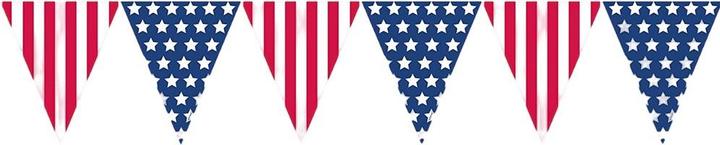 Produktbild Amscan Stars & Stripes Fahnen Kunststoff