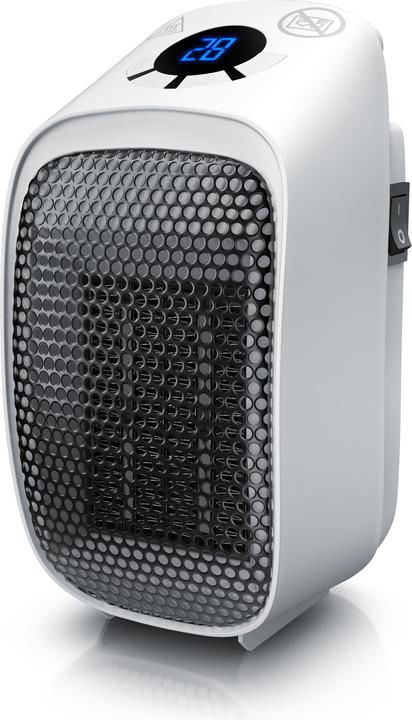 Brandson Steckdosen Mini Heizlüfter 400W, Keramikheizlüfter, Badezimmer Mini Heizgerät mit Temperaturregelung (400 W)