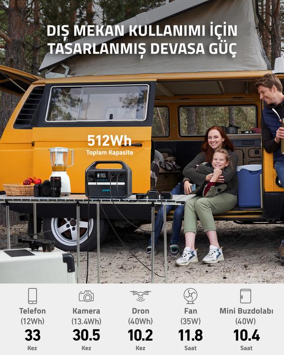 Image du produit Anker Station d'alimentation (512 Wh, 7.60 kg)