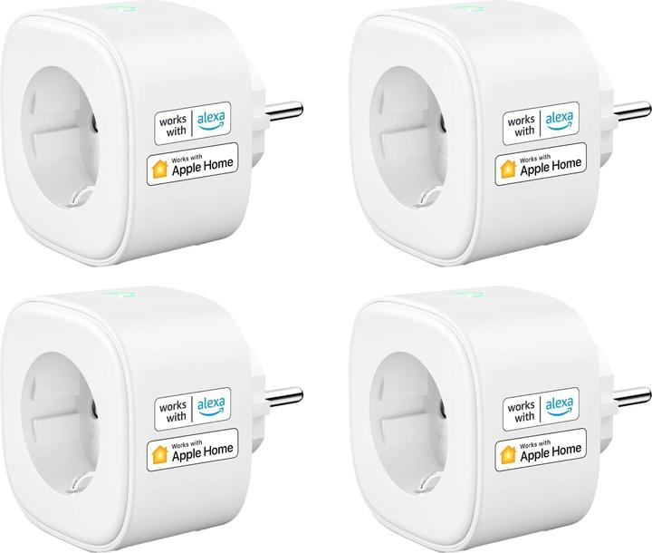 Produktbild Meross WLAN-Steckdose MSS210KG-EU, 4 Stück