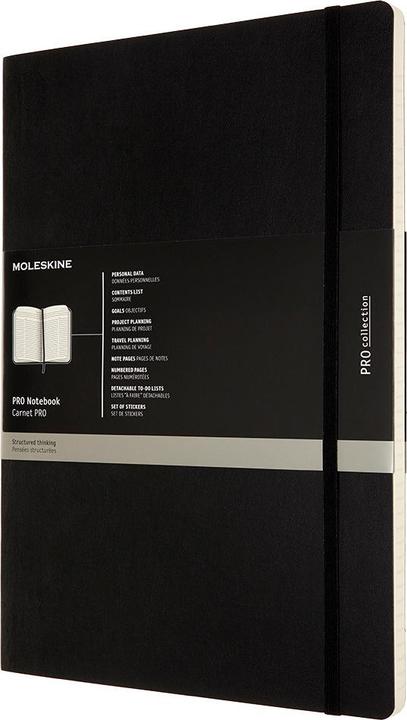 Produktbild Moleskine PROF - Notizbuch (A4, Liniert, Weicher Einband)