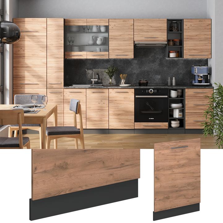 Produktbild Vichy Geschirrspülblende Fame-Line, Goldkraft Eiche/Anthrazit, 60 cm, AP Anthrazit