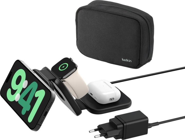Immagine prodotto Belkin Boost Charge Pro Qi2 3in1 (15 W)