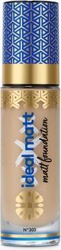 Produktbild Ingrid Cosmetics INGRID Ideal Matt Mattifying Foundation mineralny podkład matujący 303 Dark Natural 30ml (303 Dark Natural)