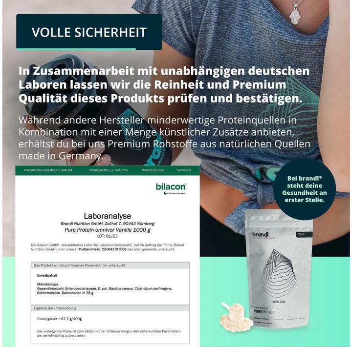 Produktbild Brandl Pure Protein Vegan (Banane, 1 Stk., 1000 g)