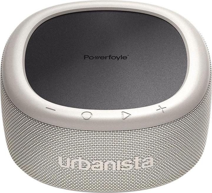 Produktbild Urbanista Malibu Desert Gray Tragbarer Bluetooth Lautsprecher mit Solarzelle (24 h, Solarenergie)