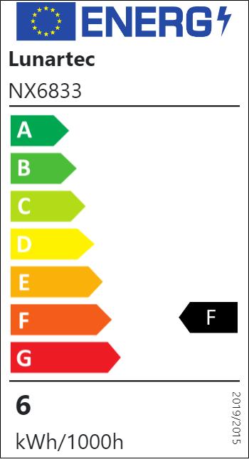 Label énergétique Lunartec Lampe loupe LED en verre (450 lm)