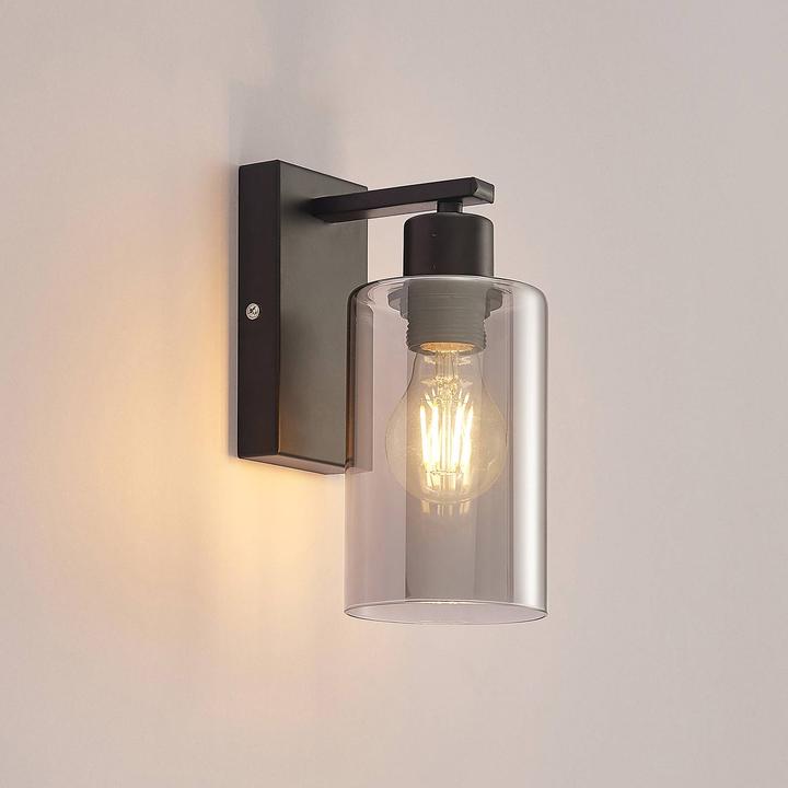 Image du produit Lindby Emavi Applique murale avec verre fumé (E27)