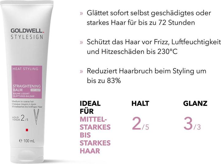 Image du produit Goldwell StyleSign Heat Styling Baume lissant (Pâte capillaire, 100 ml)