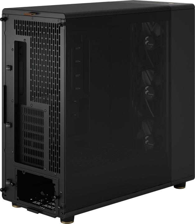 Actual product image Fractal Midi North XL RC Charcoal Black TG (ATX, Mini-ITX, E-ATX)