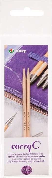 Actual product image Artman carryC interchangeable circular knitting needles 4.25 mm 9.5 cm 2 pcs
