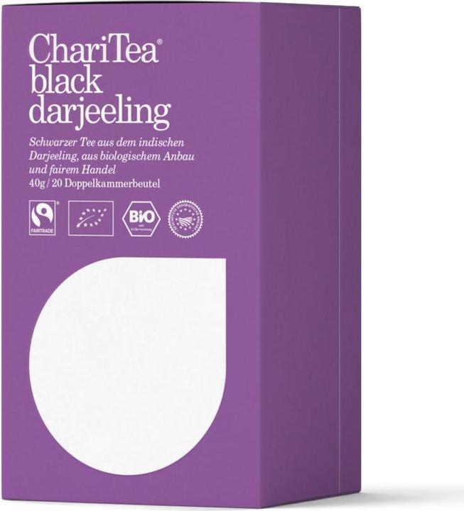 Produktbild ChariTea Schwarzer Darjeeling Bio Tee (20 g)