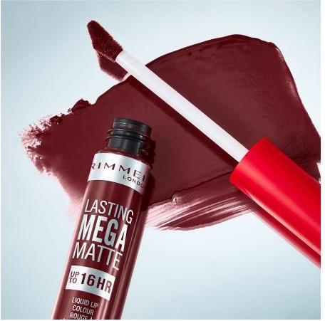 Actual product image Rimmel London Lasting Mega Matte Liquid Lip Colour (810 - Plum This Show)