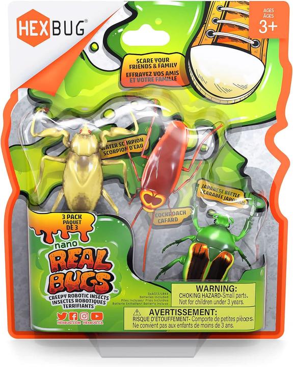 Hexbug Nano Real Bugs 3 pack Asst.