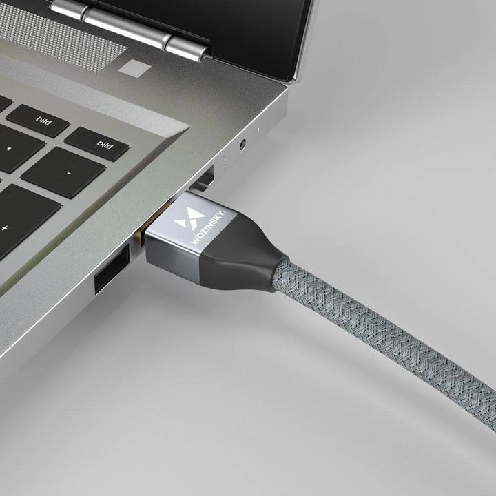 Produktbild Wozinsky cable HDMI 2.1 8K 60 Hz 48 Gbps / 4K 120 Hz / 2K 144 Hz 1 m Silver (WHDMI-10) (1 m, HDMI)