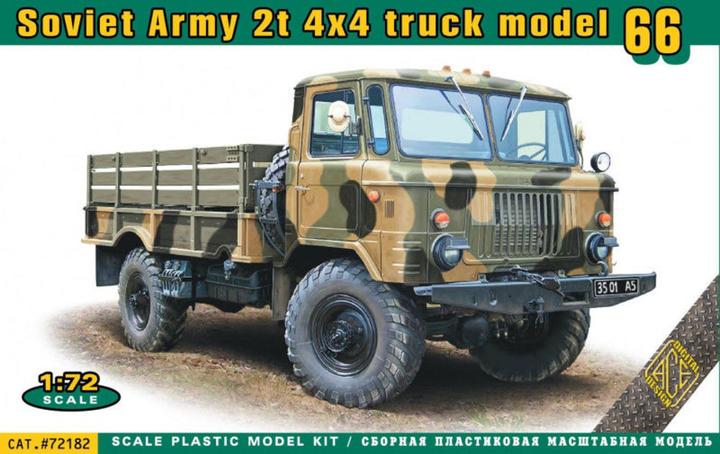 Actual product image Ace Soviet Army 2t 4x4 truck model 66