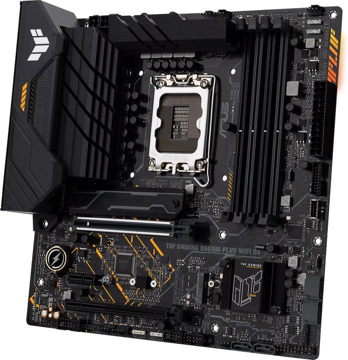 Actual product image ASUS TUF GAMING B660M-PLUS D4 (LGA 1700, Intel B660, mATX)