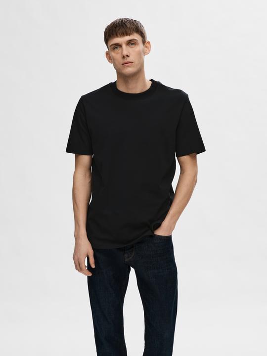 Immagine prodotto Selected Homme T-shirt in cotone biologico con collo alto (XL)
