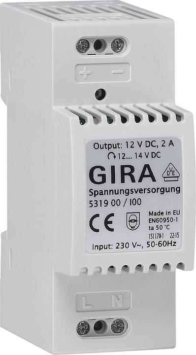 Actual product image Gira Power supply 12VDC 2A 531900 Electronics