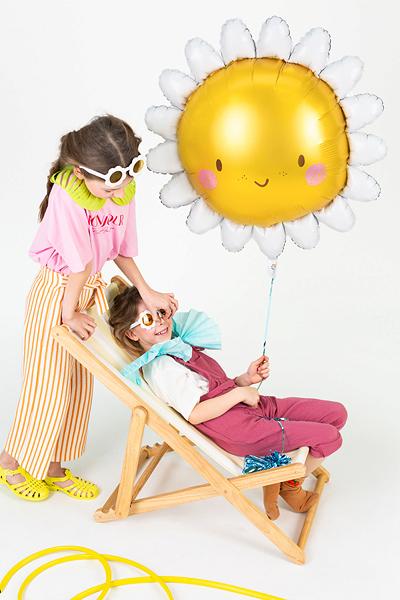 Image du produit Partydeco Foil balloon Sun, 90 cm, mix (1 pkt / 1 pc.) (1 x)