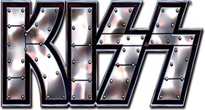 KISS Mit Stollen Abzeichen Metall Logo