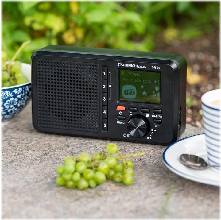 Actual product image Albrecht DR 86 Senior (DAB+, FM, Bluetooth)