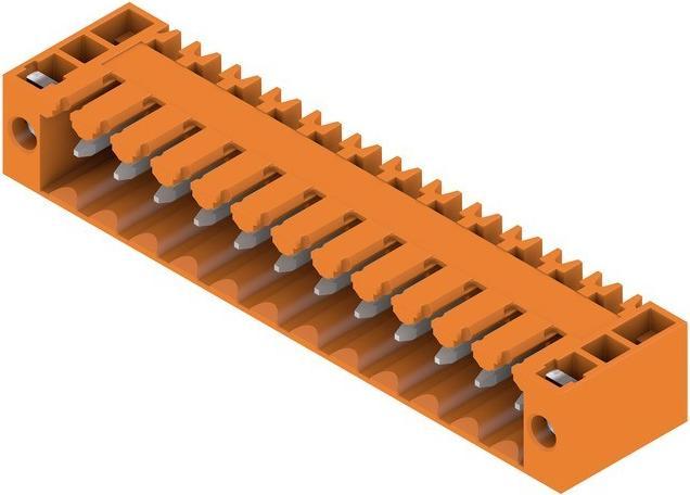 Actual product image Weidmüller Weidmller PCB Connectors Orange 1607140000 Content: 50 pcs (1607140000)