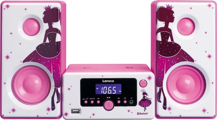 Image du produit Lenco MC-020 Princesse (Bluetooth, 1x 10 W)