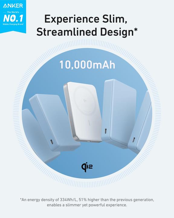 Produktbild Anker MagGo (10000 mAh, 15 W, 12 Wh)