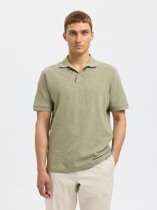 Actual product image Selected Homme Jacquard Polo shirt (S)