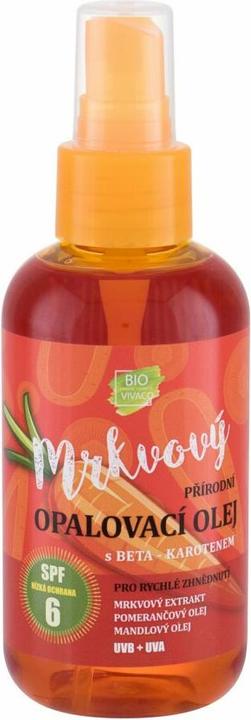 Vivapharm 100 Prirodni Opalovaci Olej S Mrkvovym Extraktem Spf 6 (Sonnencreme, Bis SPF 10, 150 ml)