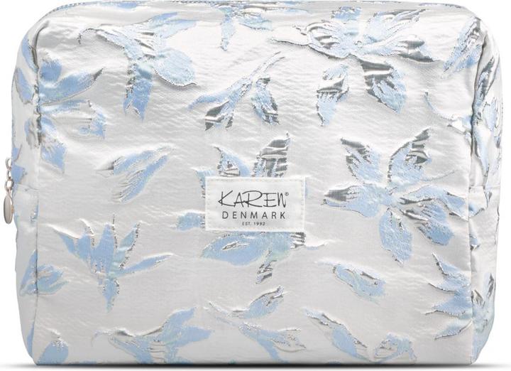 Actual product image Karen Toiletry Bag - Blå/hvid brokade