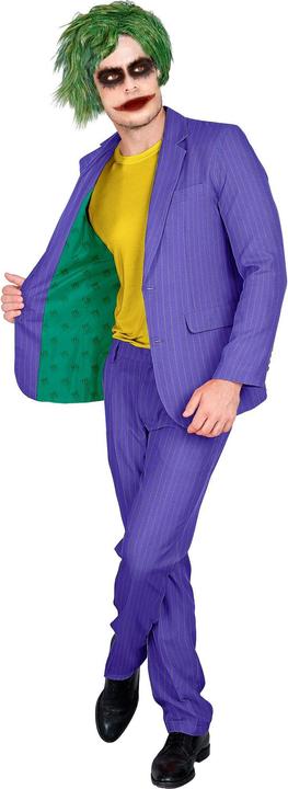 Actual product image Widmann Joker suit purple with jacket & trousers (XXL)