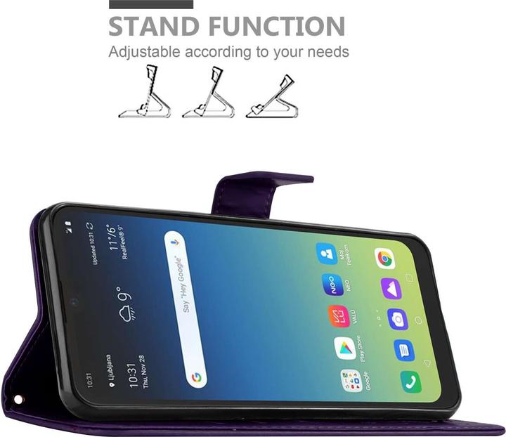 Produktbild Cadorabo Hülle für Google PIXEL 5 mit Blumen Muster (Google Pixel 5)