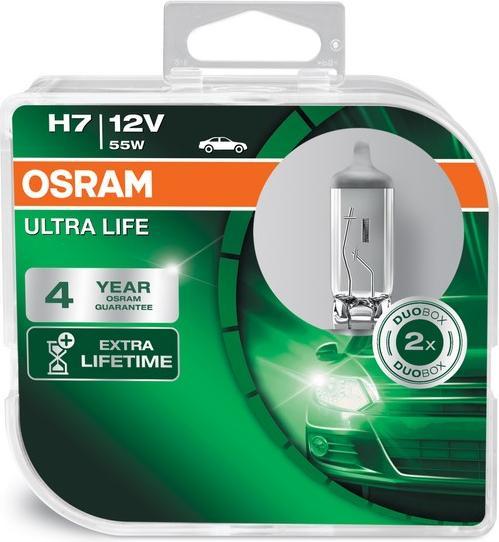 Actual product image Osram Ultra Life light bulbs