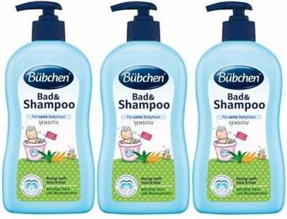 Actual product image Swiffer Bübchen, shampoo and shower gel with aloe vera and wheat protein, 400 ml