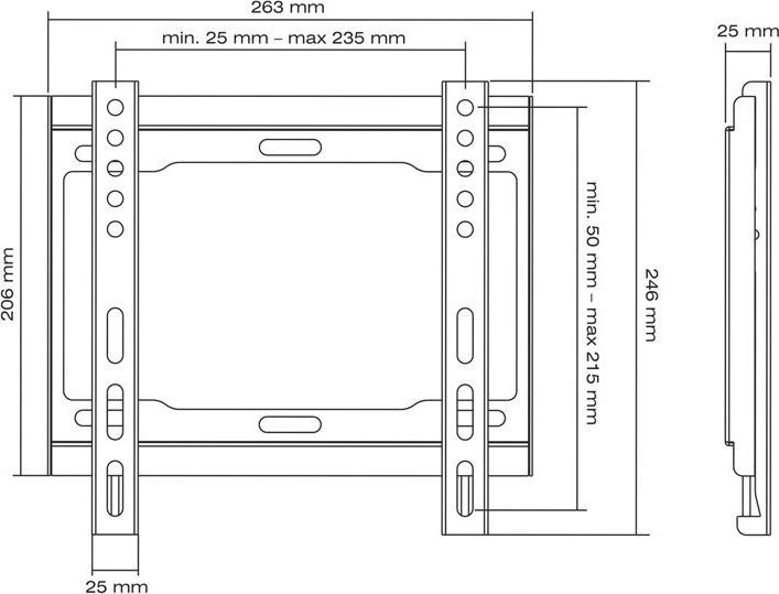 Actual product image Tracer 44012 Wall 888 (23-42) (Wall, 42", 40 kg)