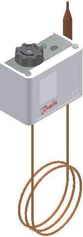 Actual product image Danfoss Termostat KP78 zakres 30-90 C mech. różnica załączeń 5-15 C, Tmax 150stC kapilara 2m 060L118