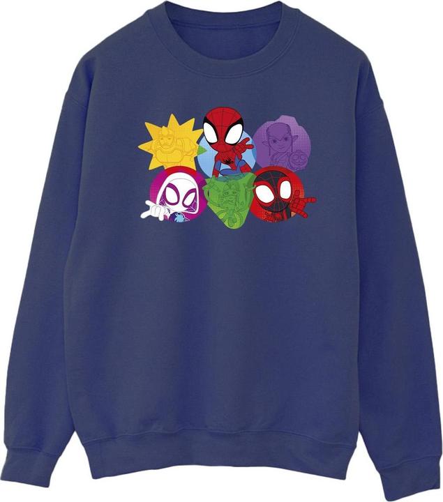 Spidey And His Amazing Friends Faces Sweatshirt (4XL)