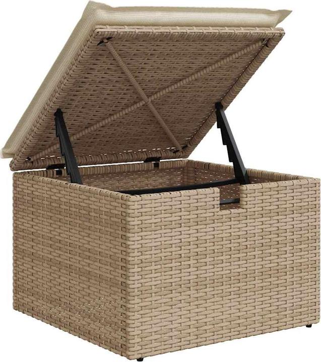 Produktbild VidaXL Gartenmöbel Sofa Garnitur Gartengarnitur Garten Sitzgruppe 7-tlg. Beige