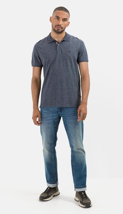 Produktbild Camel Active Kurzarm Poloshirt aus nachhaltigem Baumwollmix (M)